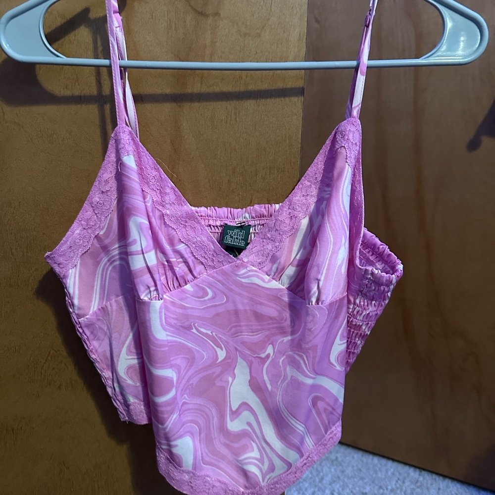 Wild Fable Pink Patterned Camisole